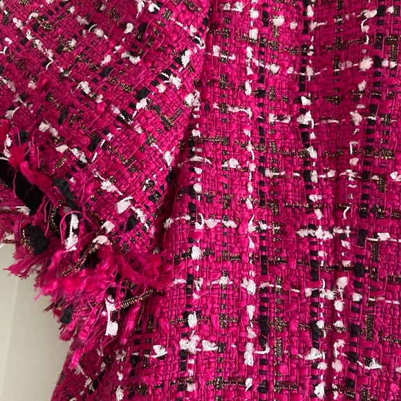 Kate Spade Festive Tweed Dress Pink Size 6 New - Picture 4 of 5